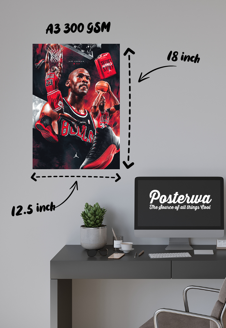 Michael B Jordan | Basketball Poster