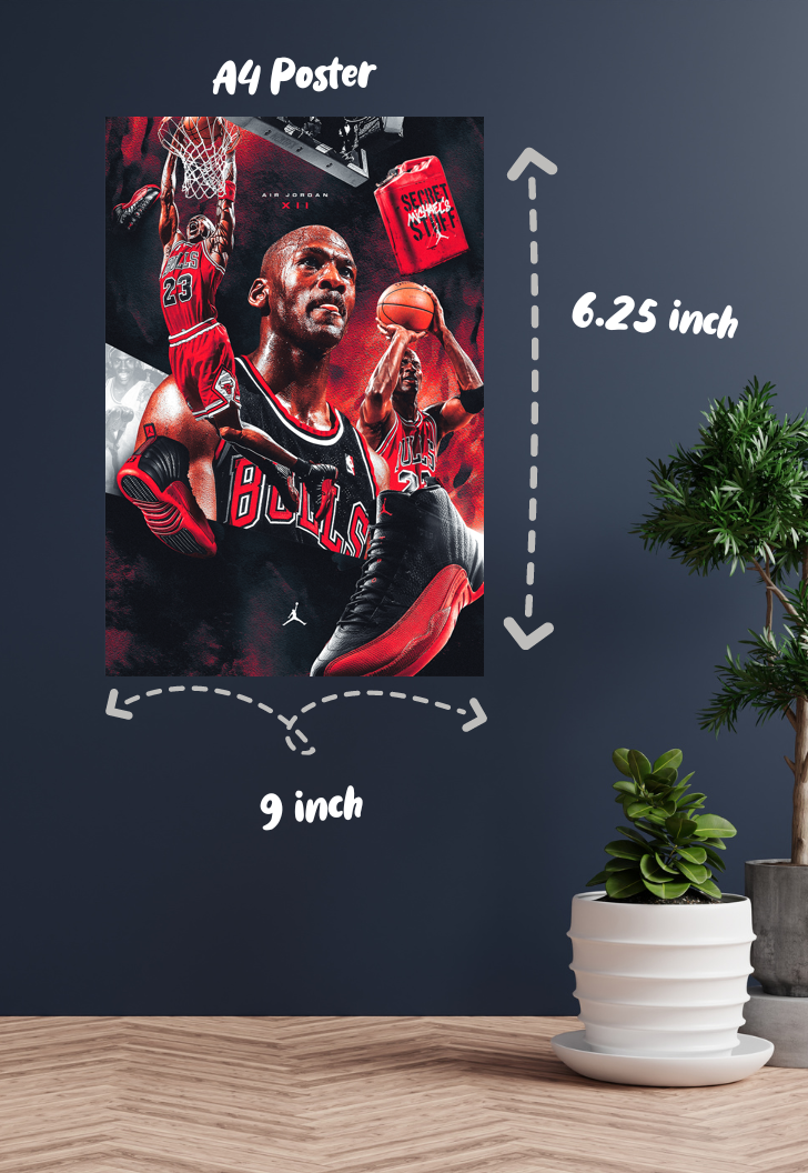 Michael B Jordan | Basketball Poster