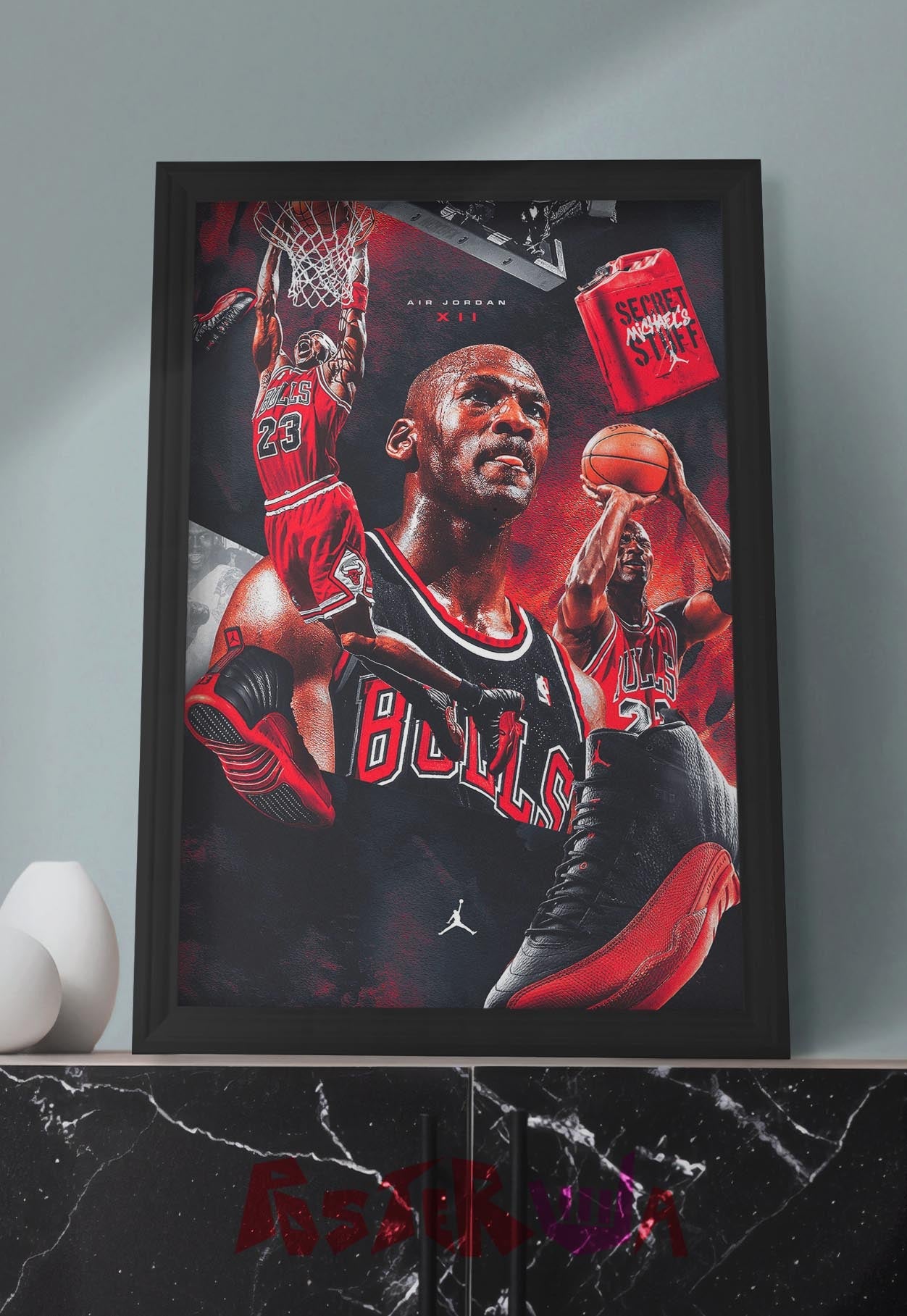 Michael B Jordan | Basketball Poster