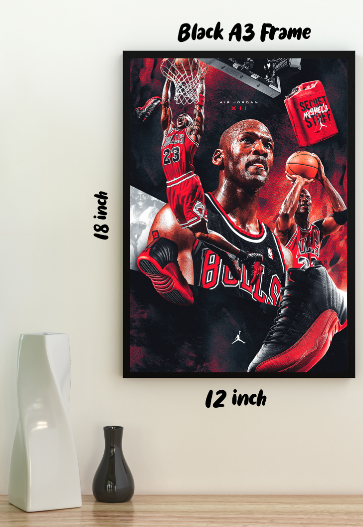 Michael B Jordan | Basketball Poster