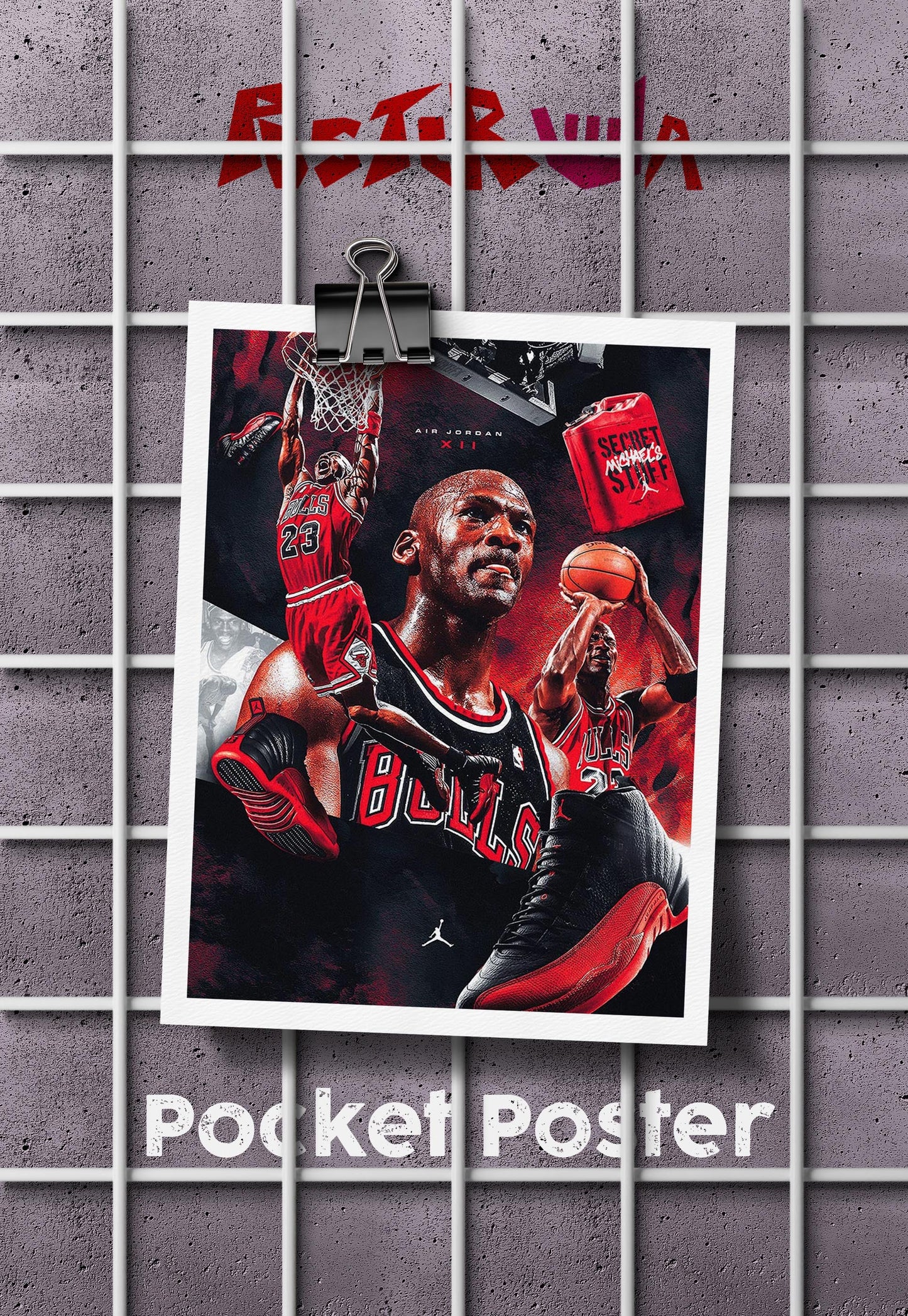 Michael B Jordan | Basketball Poster