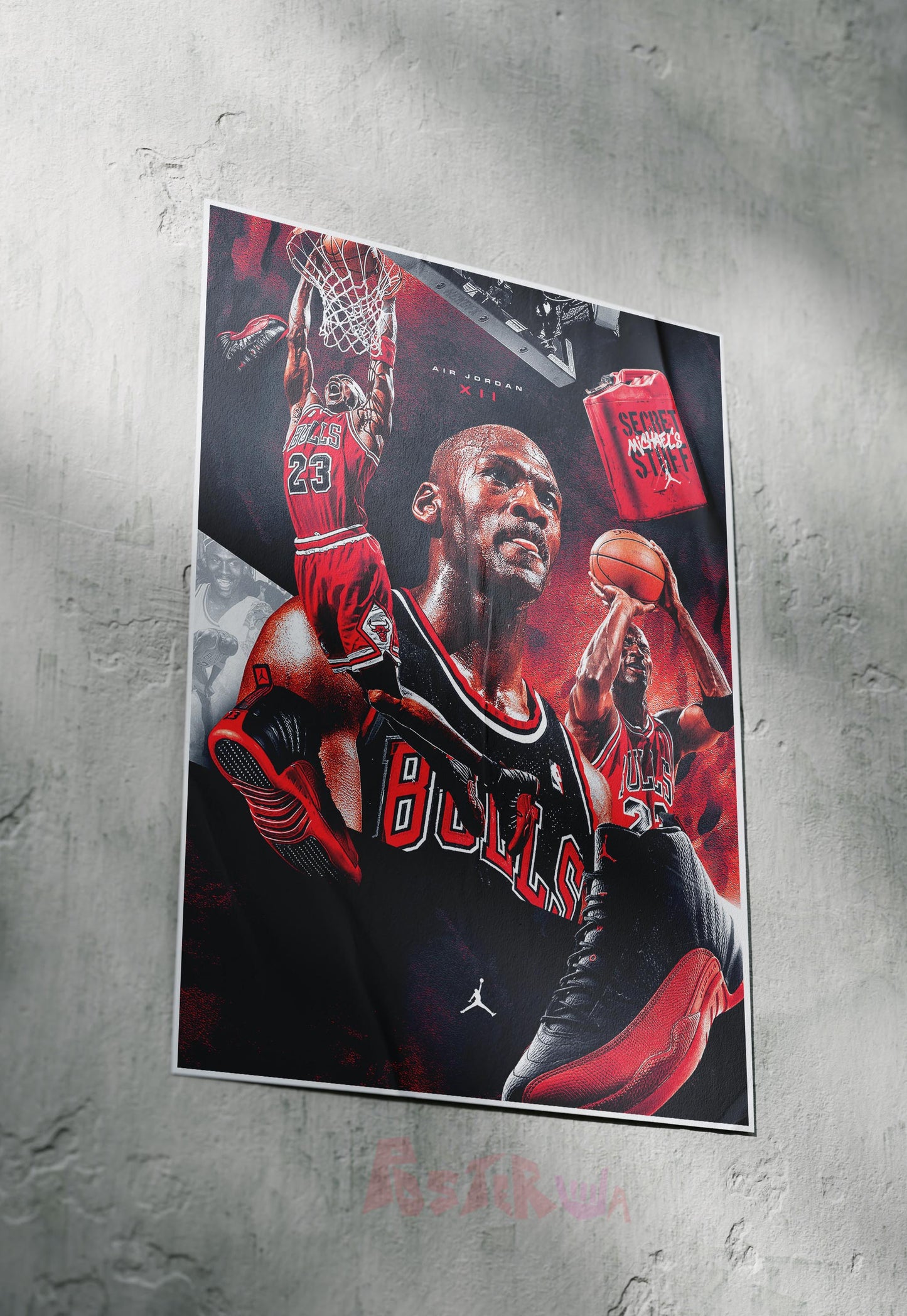 Michael B Jordan | Basketball Poster