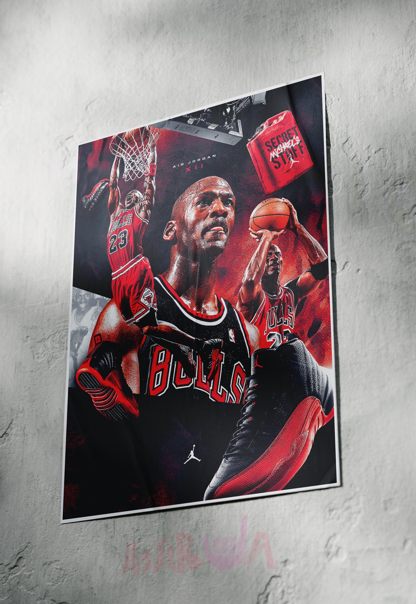 Michael B Jordan | Basketball Poster