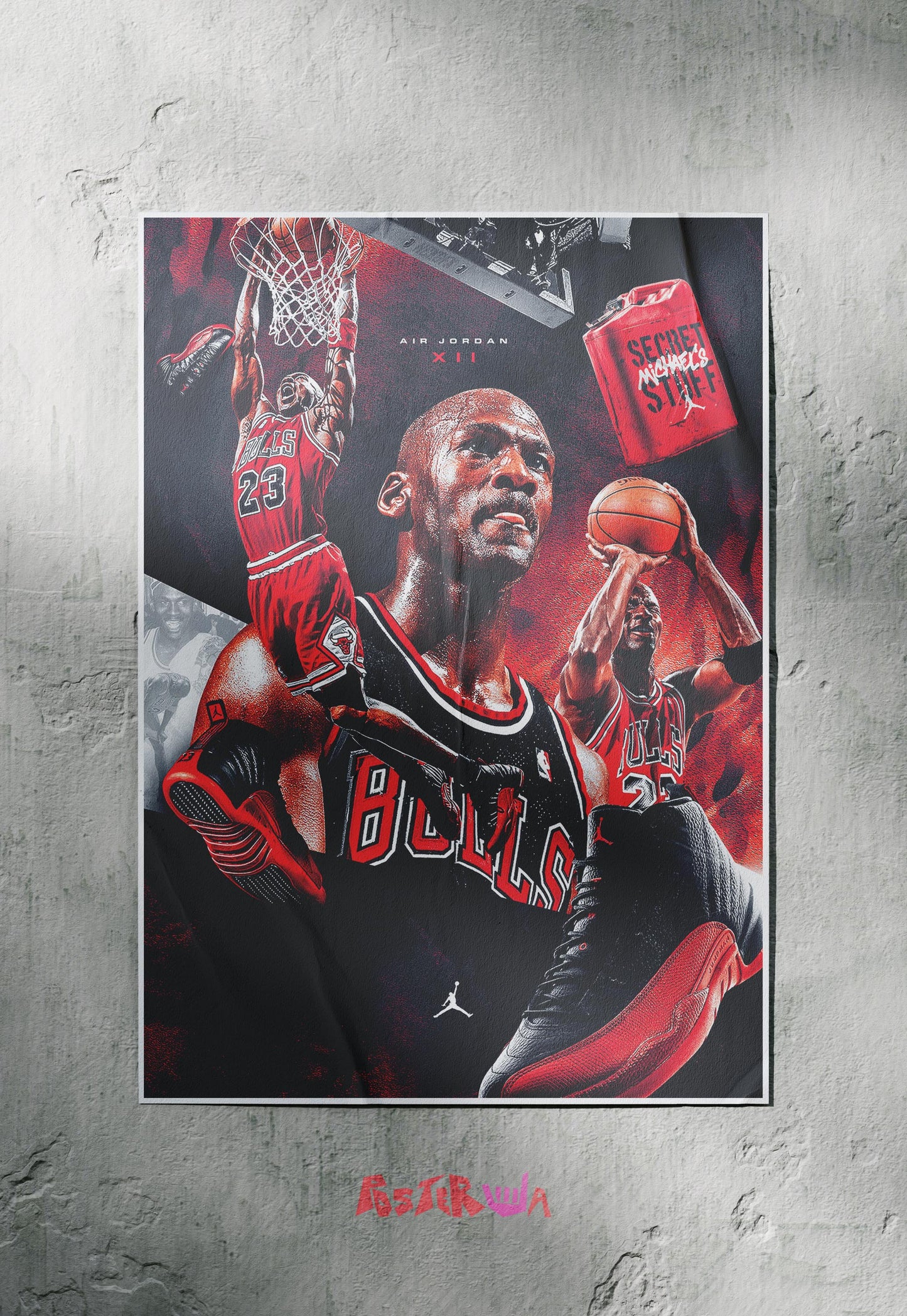 Michael B Jordan | Basketball Poster