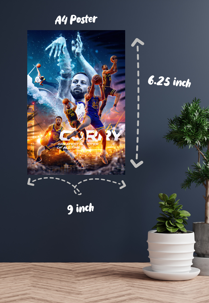 Splash Zone | Stephen Curry | Basketball Poster