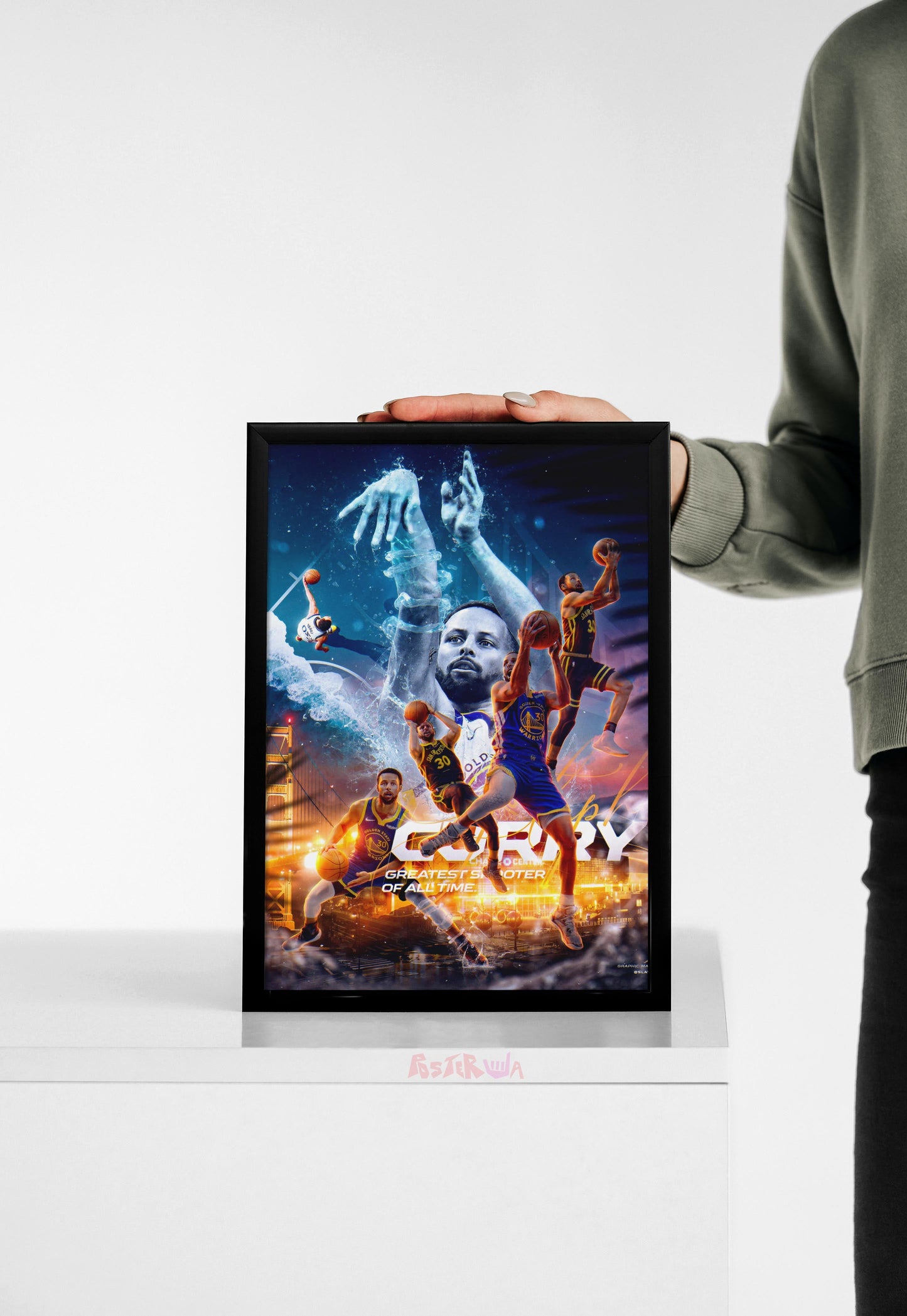 Splash Zone | Stephen Curry | Basketball Poster