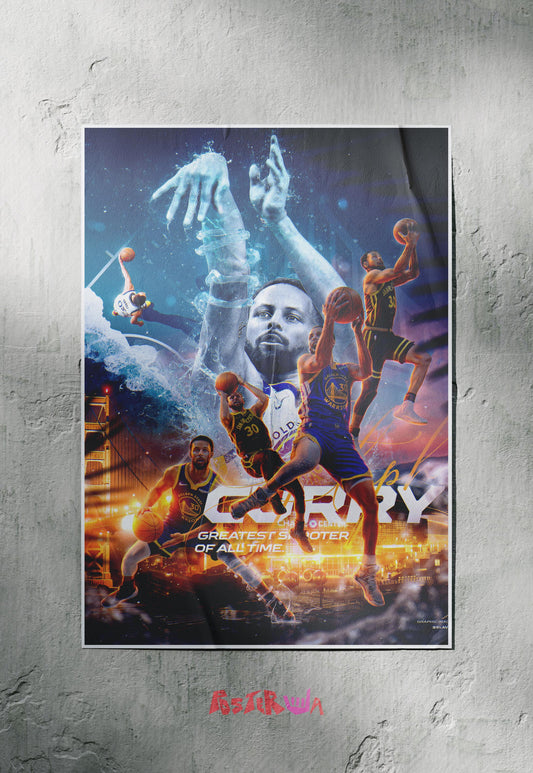 Splash Zone | Stephen Curry | Basketball Poster