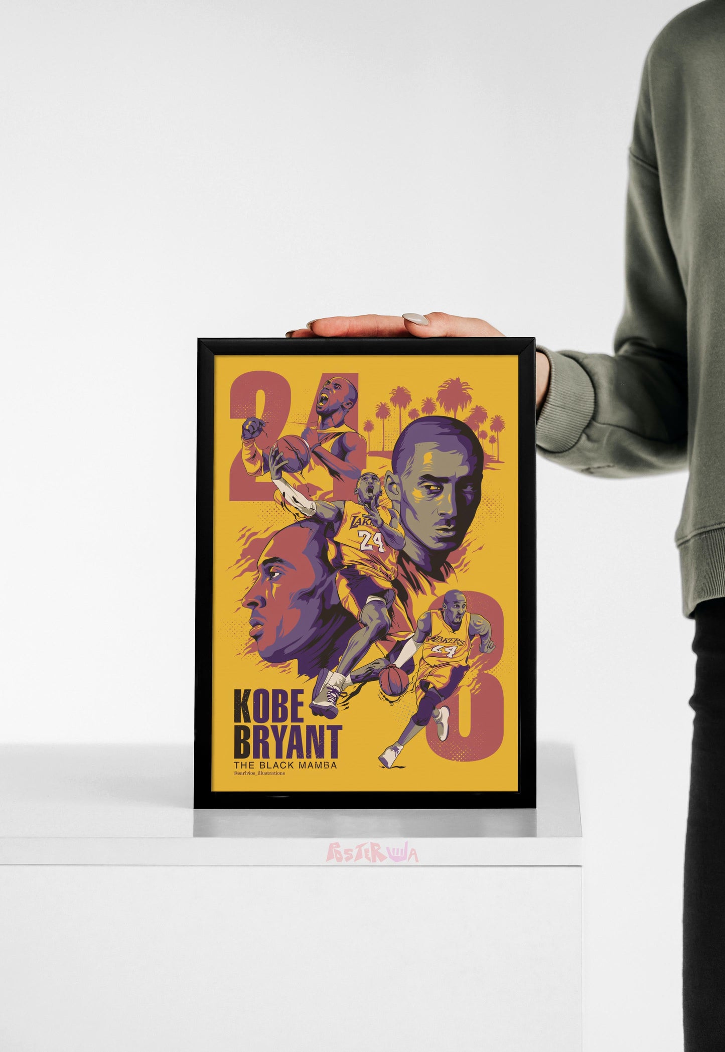 Mamba Mentality | Kobe Bryant | Basketball Poster