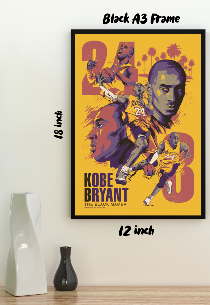 Mamba Mentality | Kobe Bryant | Basketball Poster