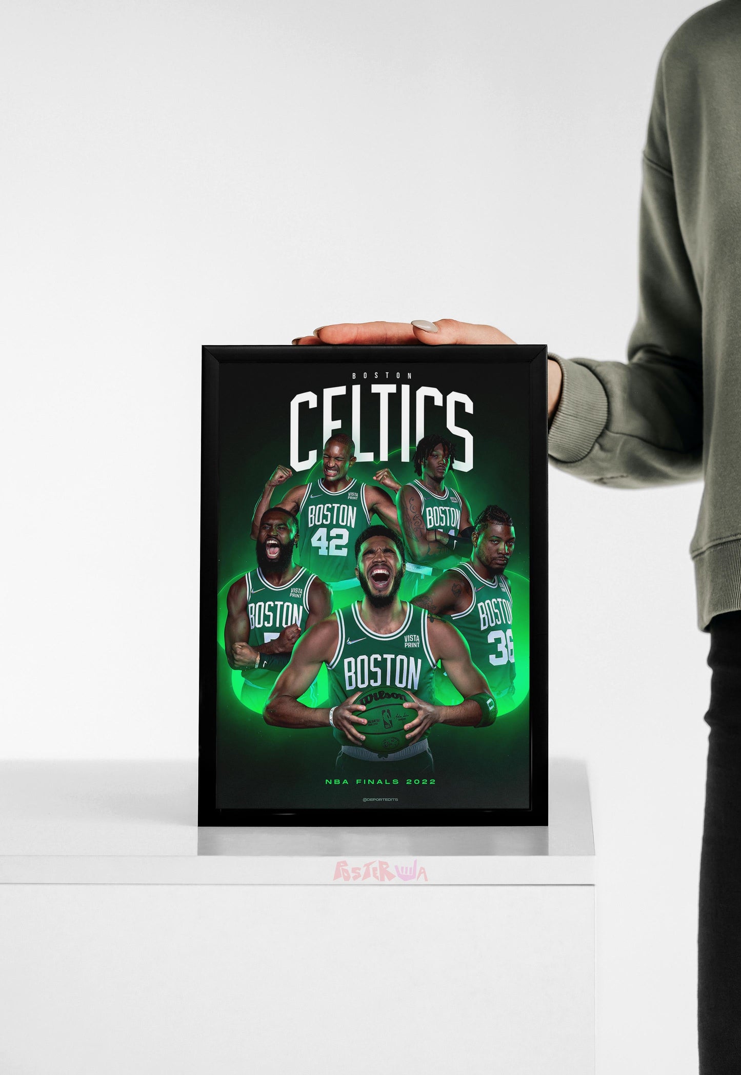 Green Giants | Celtics | Basketball Poster