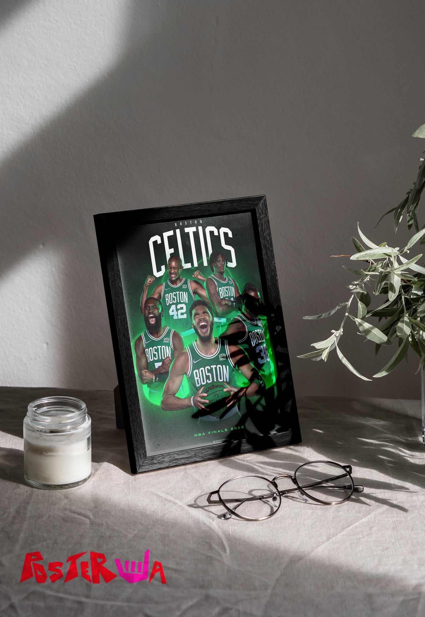 Green Giants | Celtics | Basketball Poster