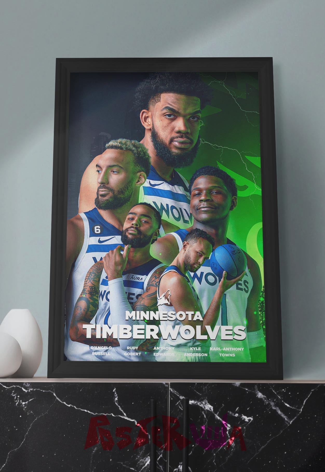 Howling Hoops | Timberwolves | Basketball Poster