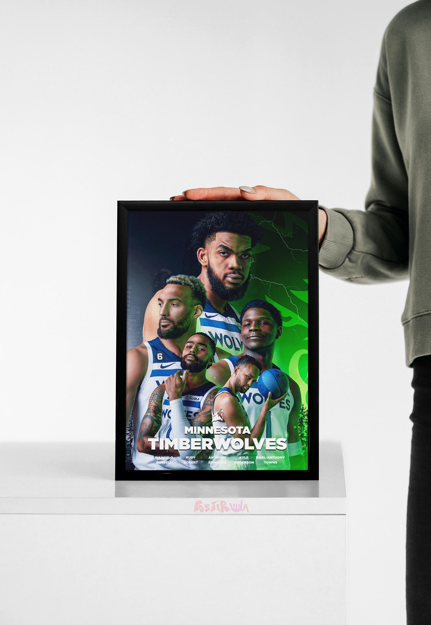 Howling Hoops | Timberwolves | Basketball Poster
