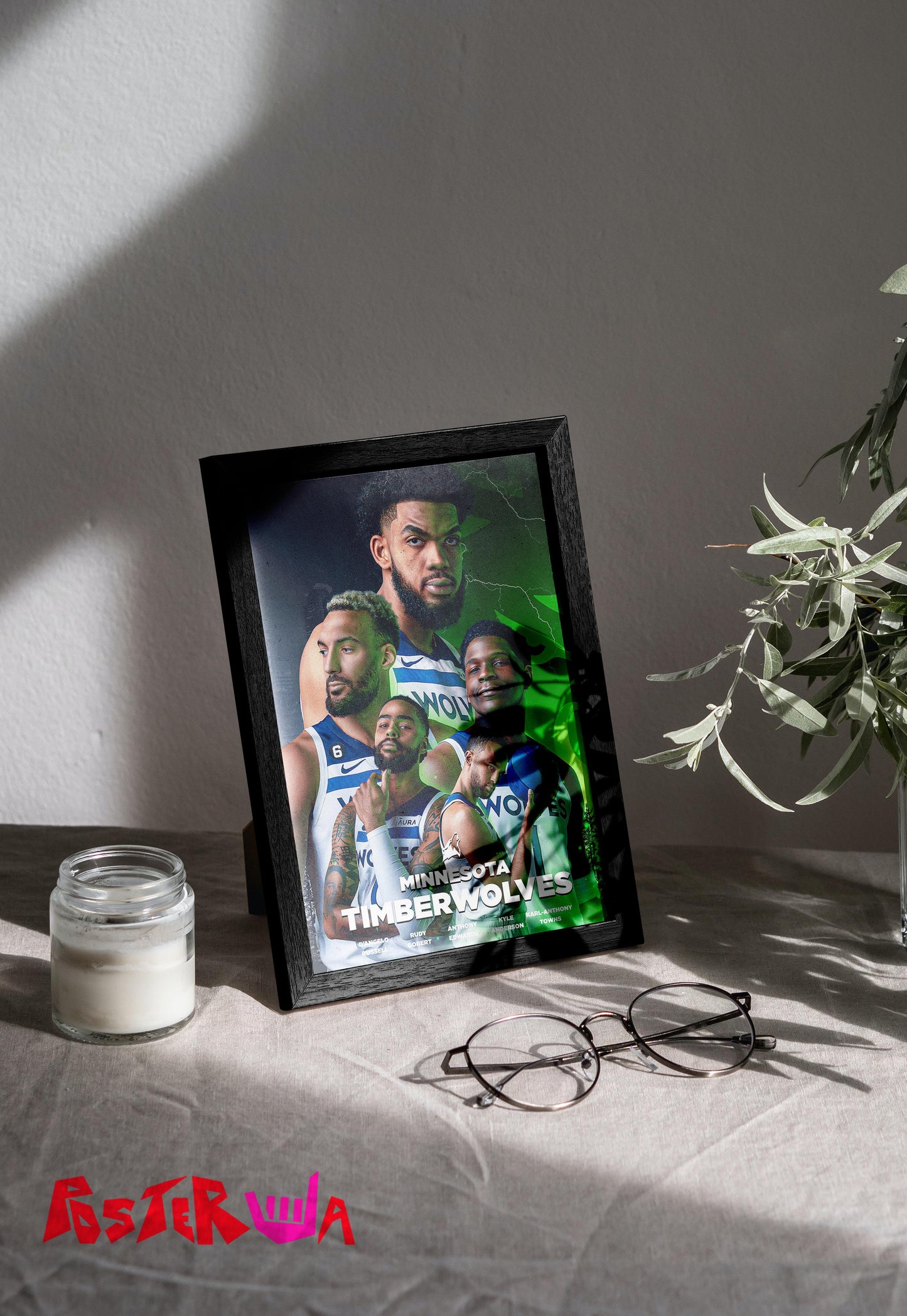 Howling Hoops | Timberwolves | Basketball Poster