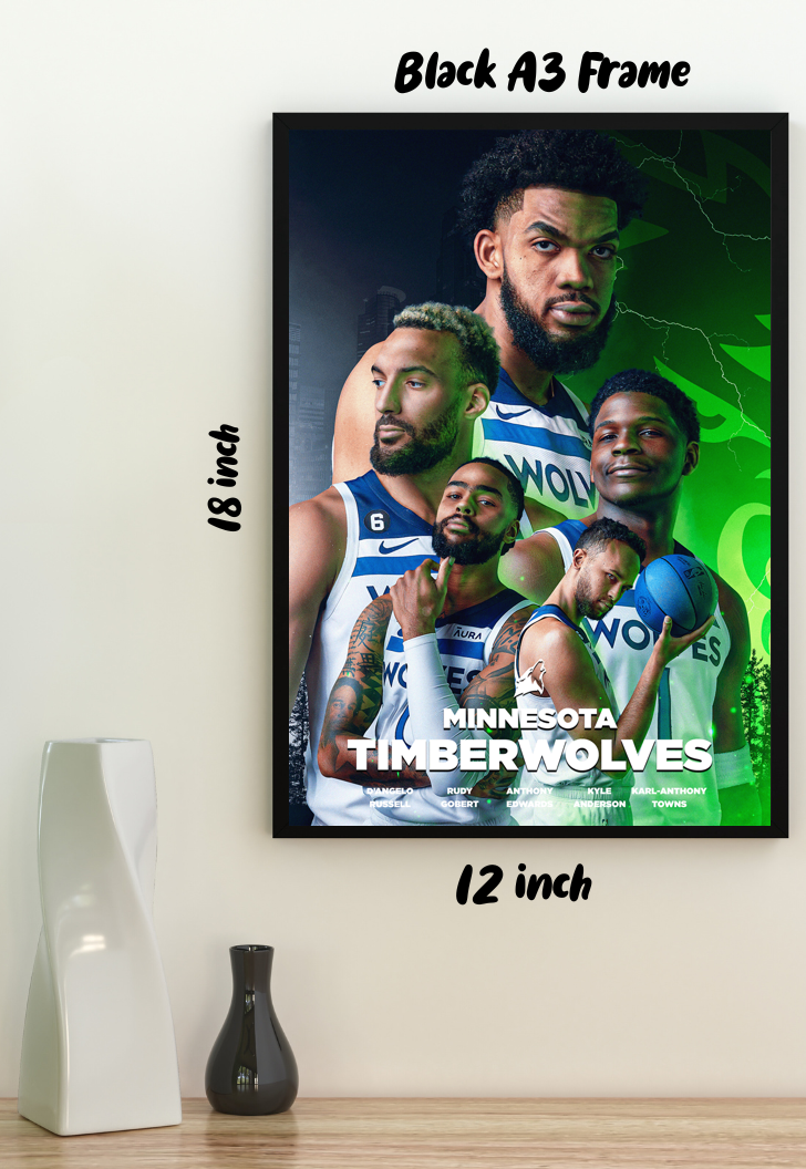 Howling Hoops | Timberwolves | Basketball Poster