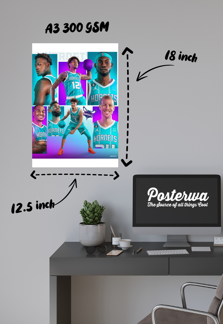 Stingers in Flight | Hornets | Basketball Poster