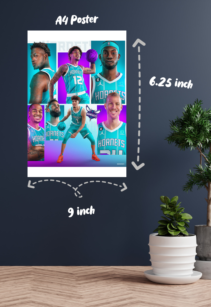 Stingers in Flight | Hornets | Basketball Poster