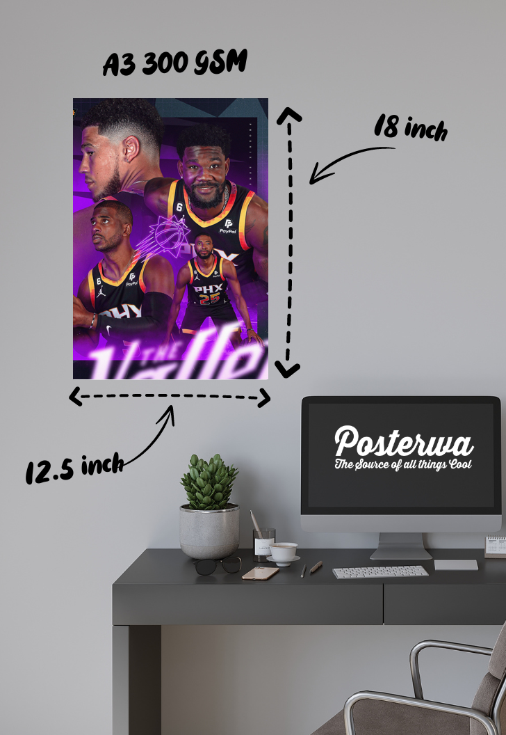 Rising Flames | Phoenix | Basketball Poster