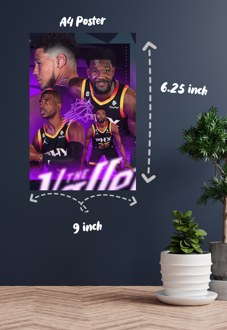 Rising Flames | Phoenix | Basketball Poster