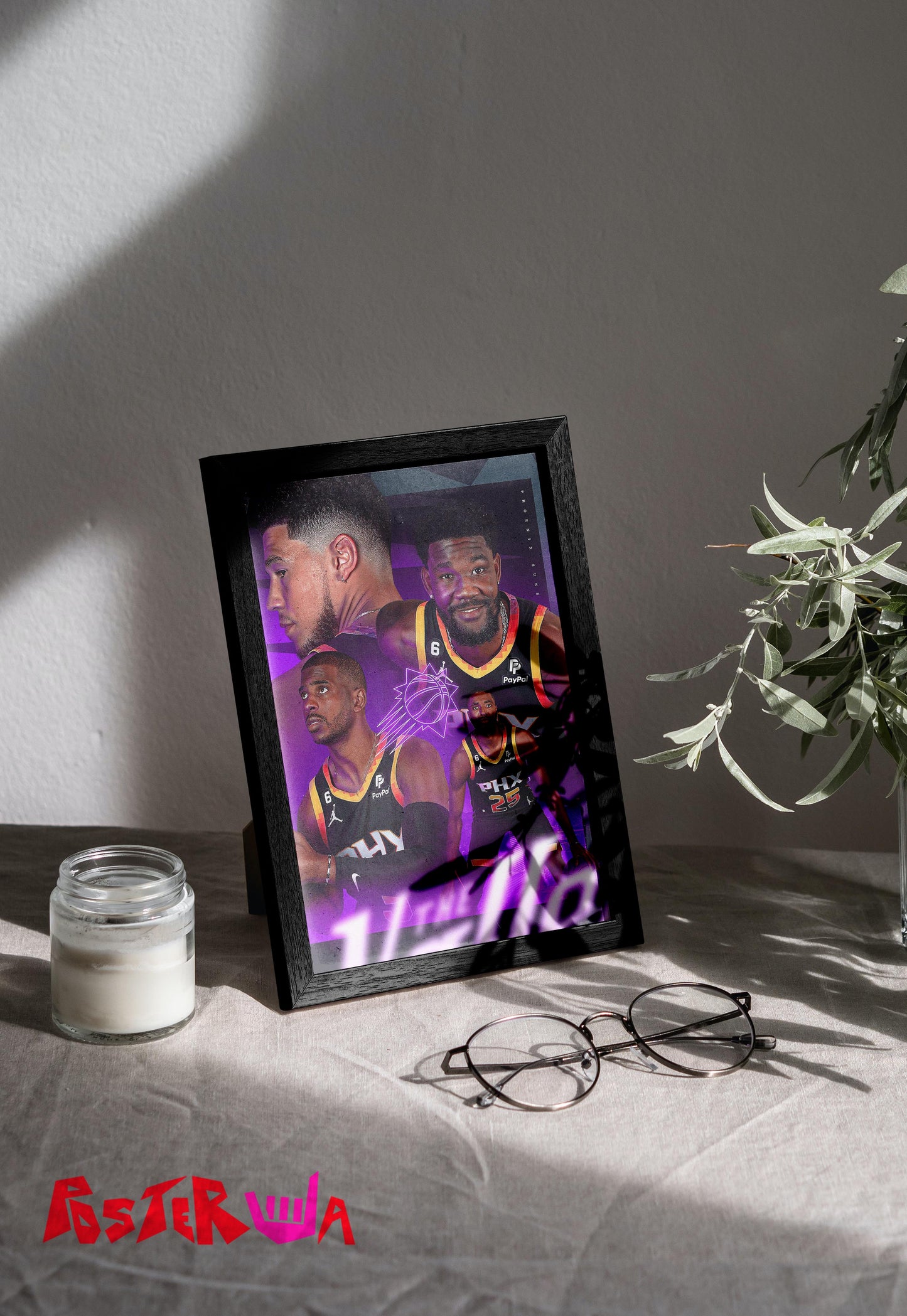 Rising Flames | Phoenix | Basketball Poster