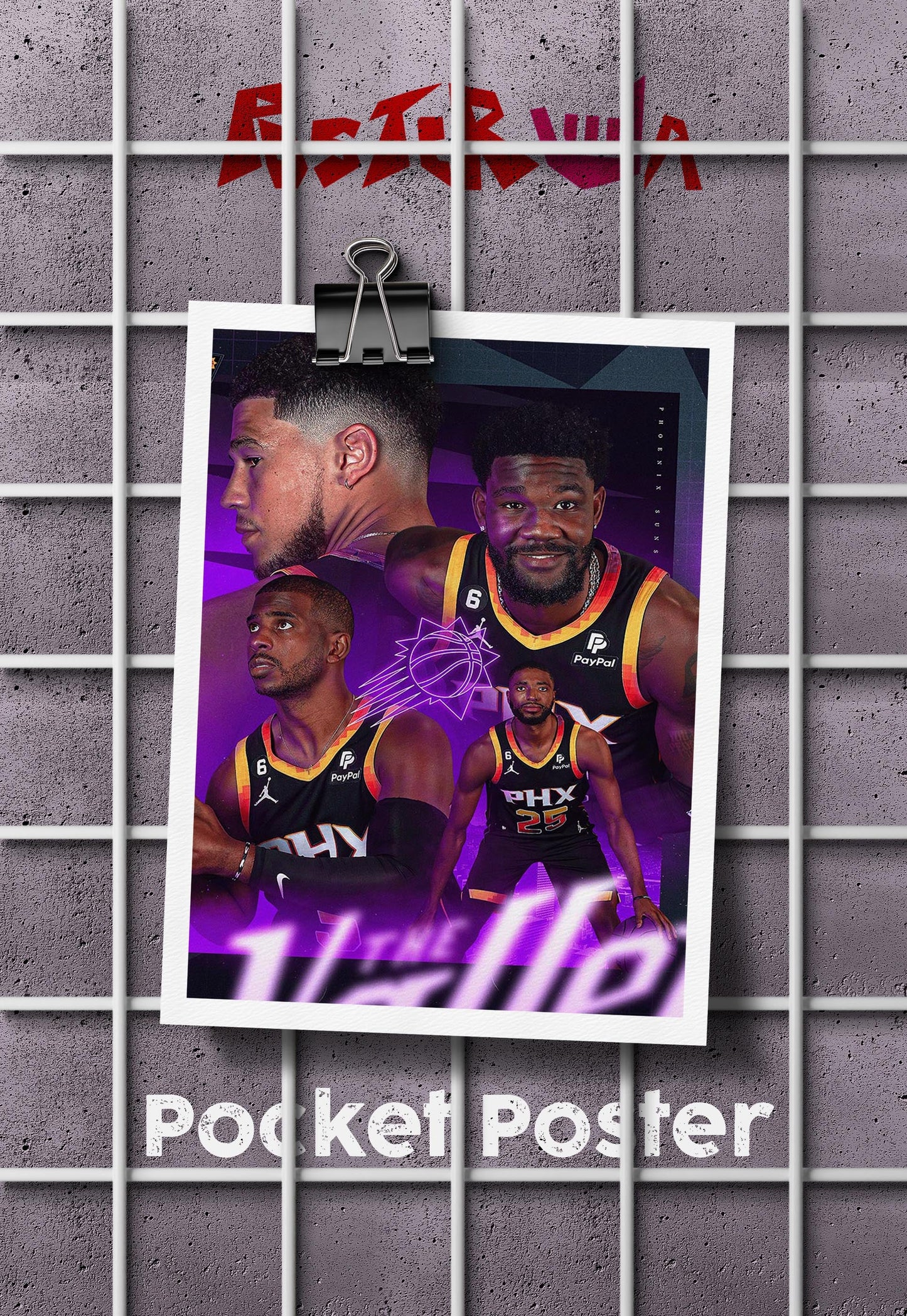 Rising Flames | Phoenix | Basketball Poster