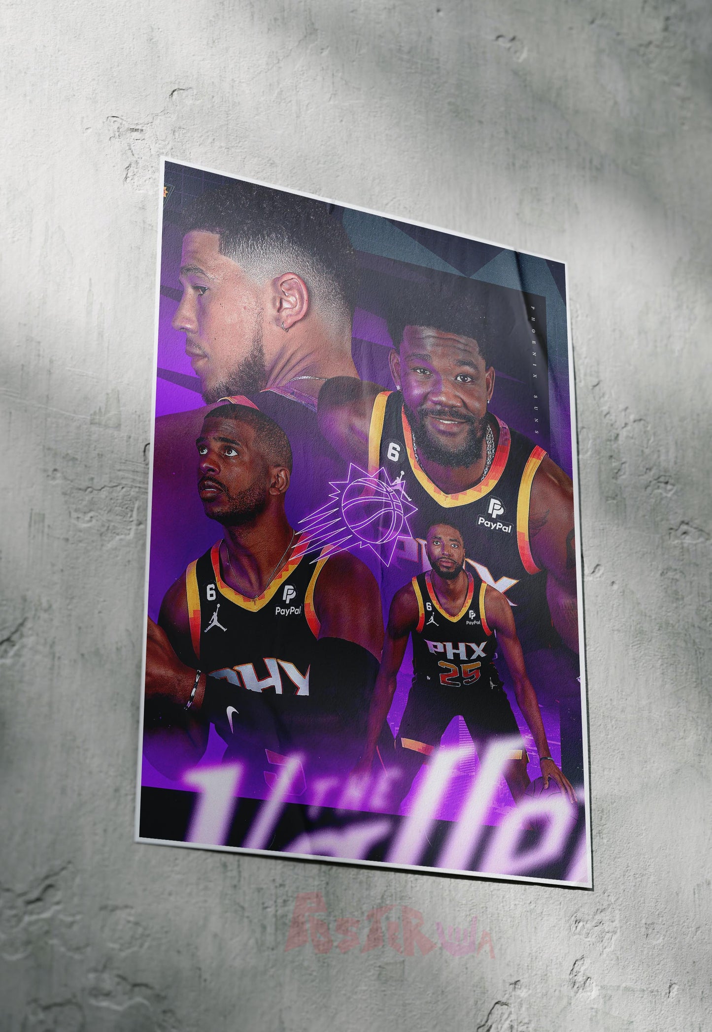Rising Flames | Phoenix | Basketball Poster