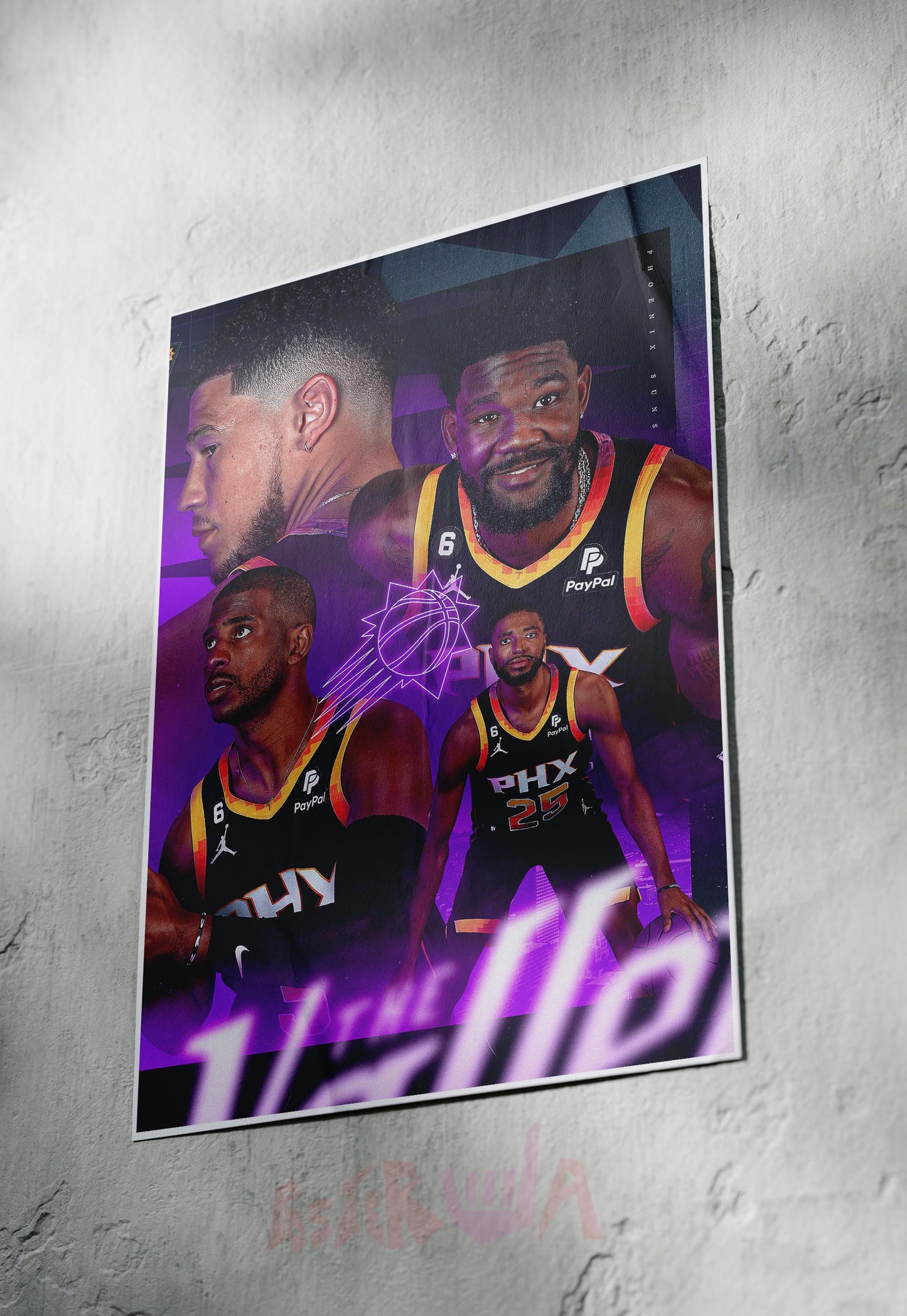 Rising Flames | Phoenix | Basketball Poster