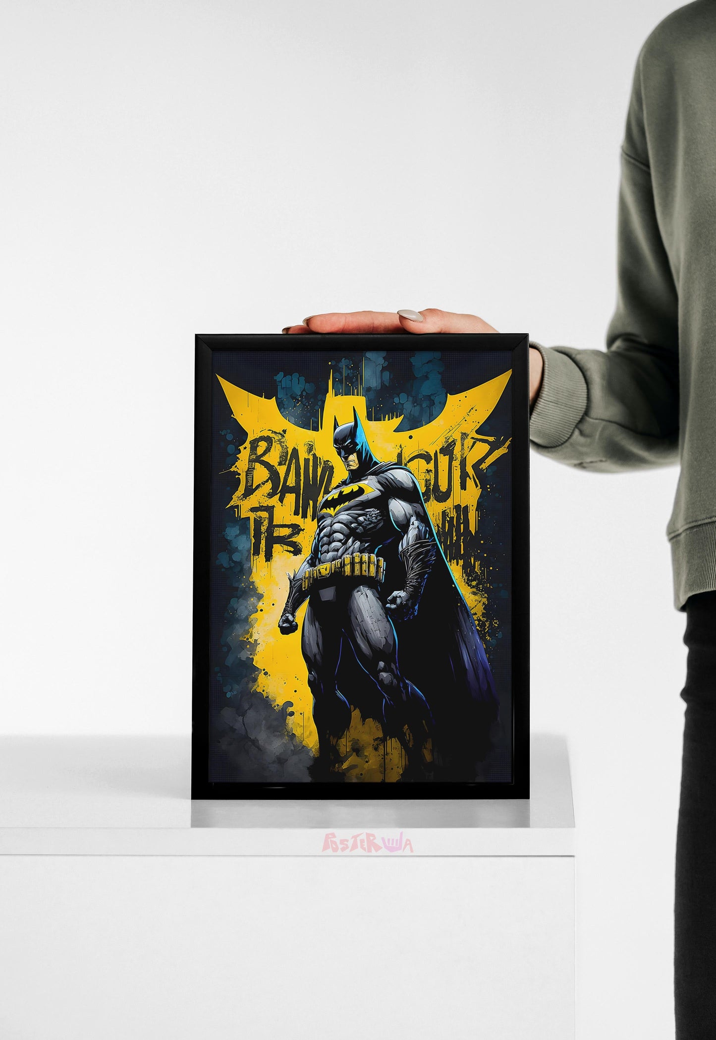 Urban Knight | Batman | Abstract Poster