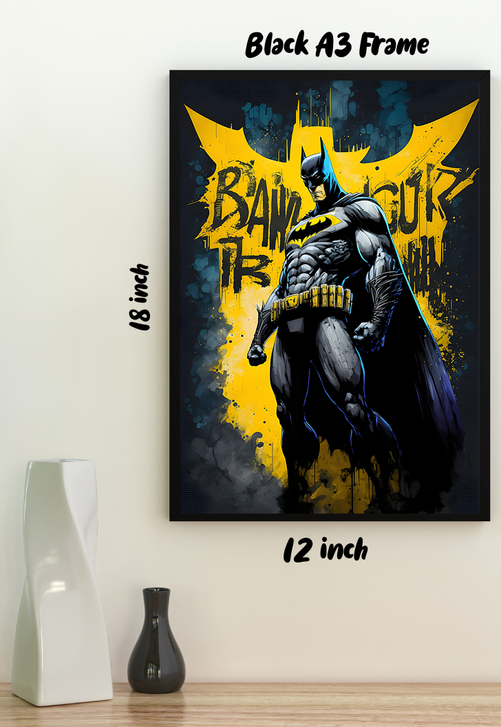 Urban Knight | Batman | Abstract Poster