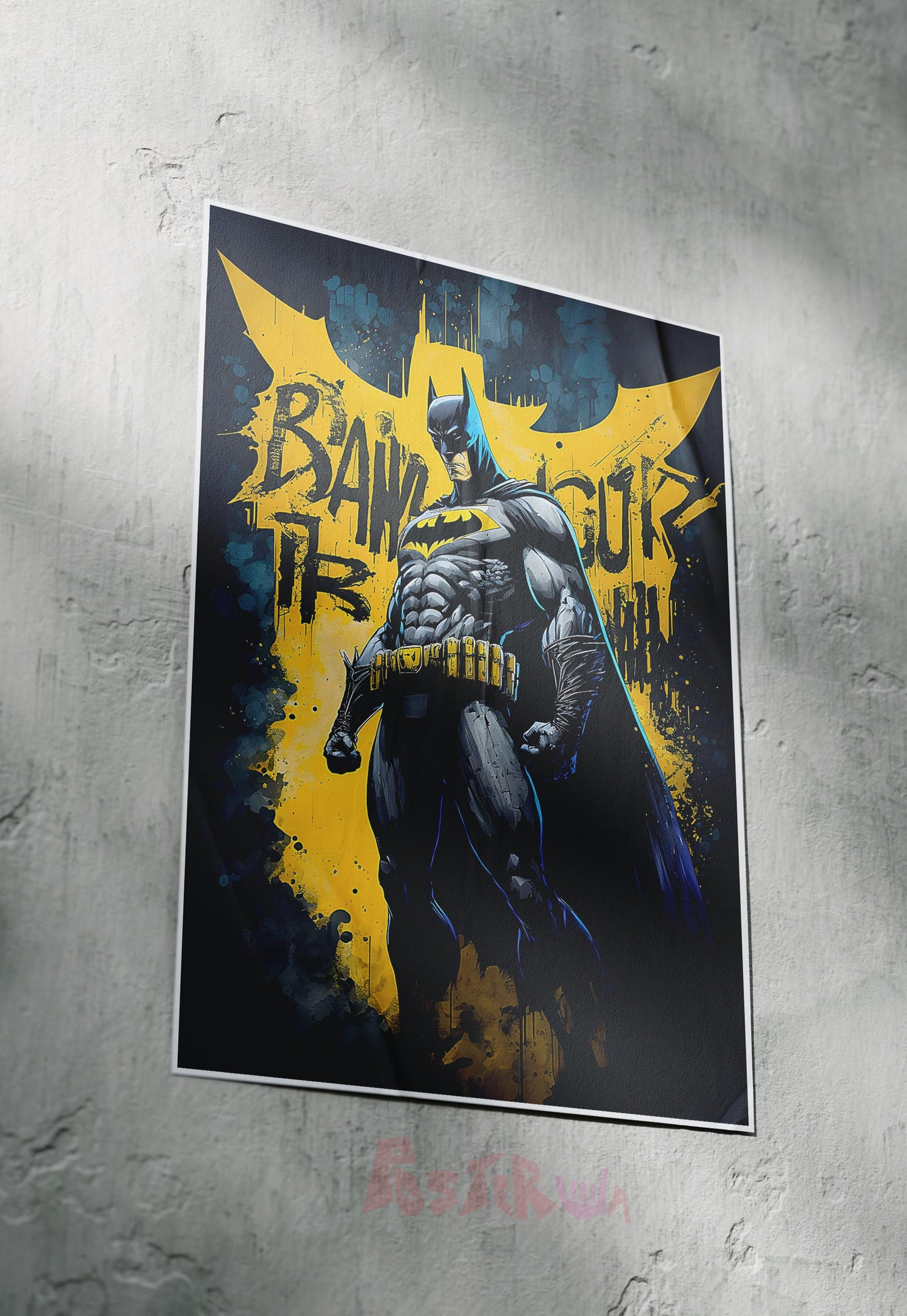 Urban Knight | Batman | Abstract Poster