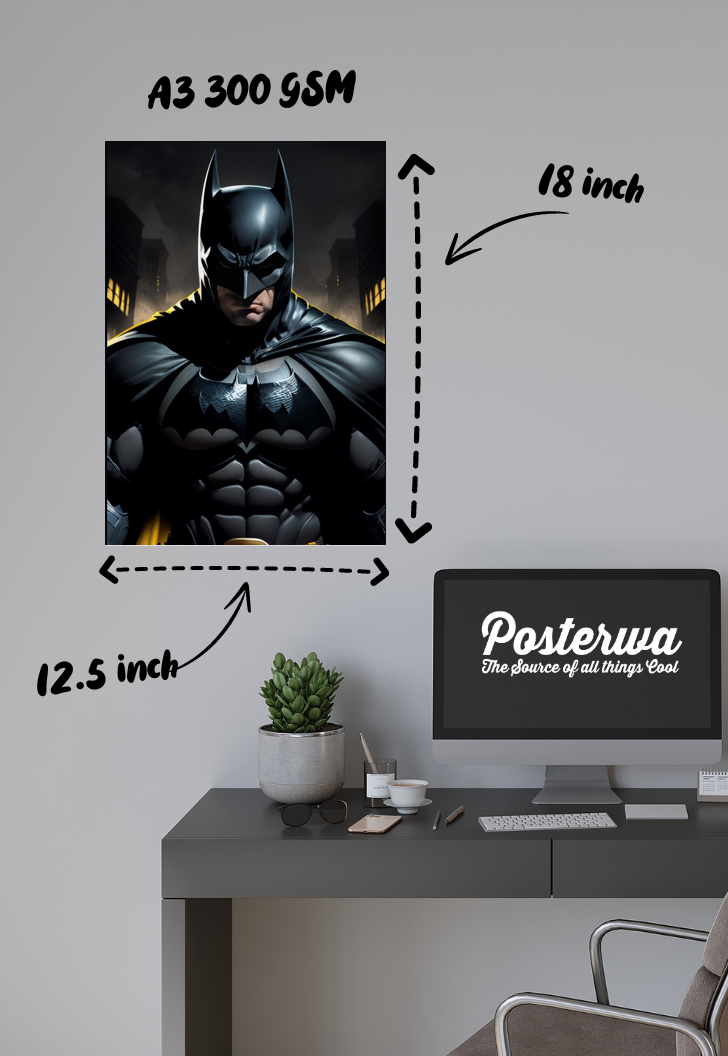 Dark Knight's Essence | Batman | Comic Book Poster