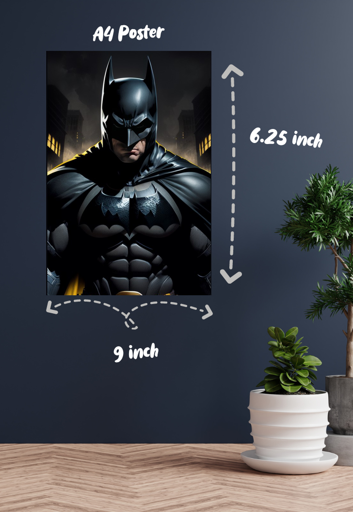 Dark Knight's Essence | Batman | Comic Book Poster