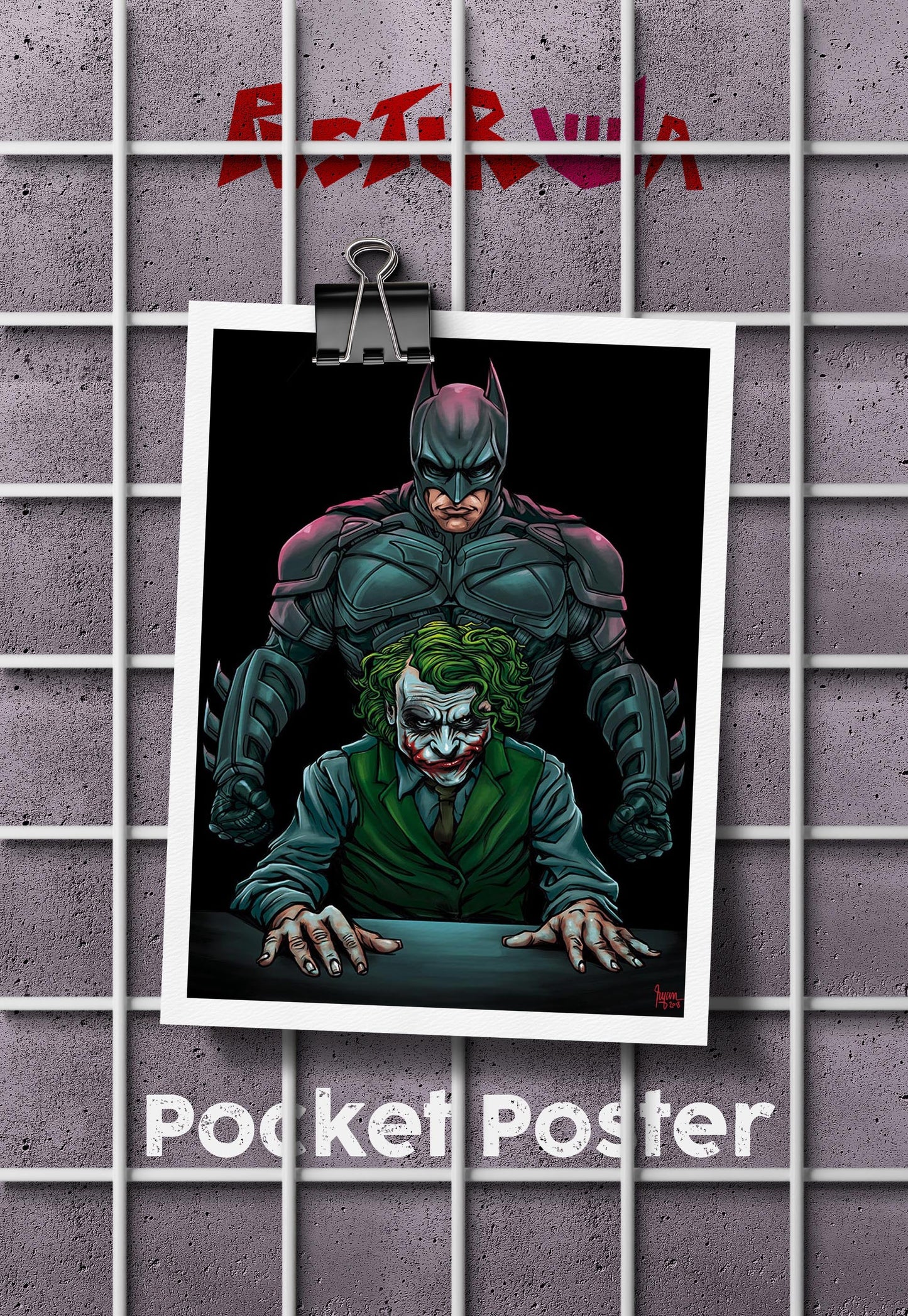 Dark Knight's Nemesis | Batman | Comic Book Poster