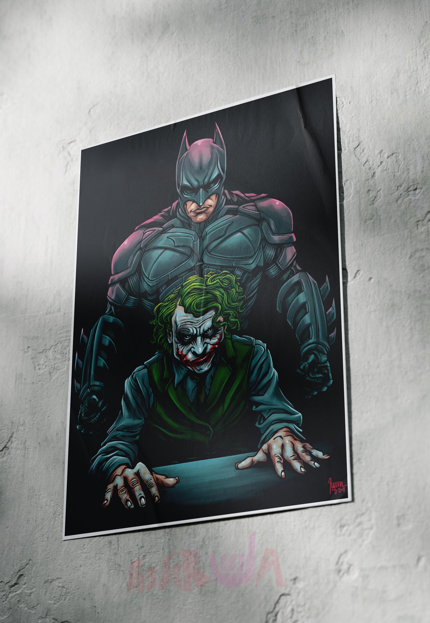 Dark Knight's Nemesis | Batman | Comic Book Poster