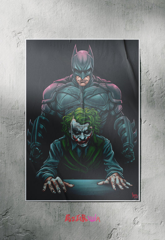 Dark Knight's Nemesis | Batman | Comic Book Poster