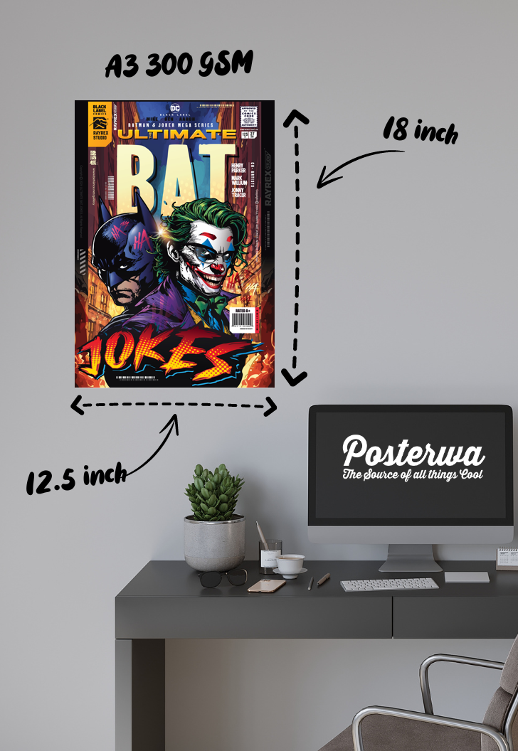 Gotham's Laughter | Batman | Comic Book Poster