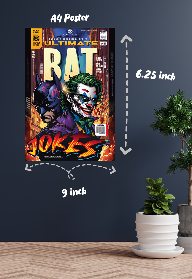 Gotham's Laughter | Batman | Comic Book Poster