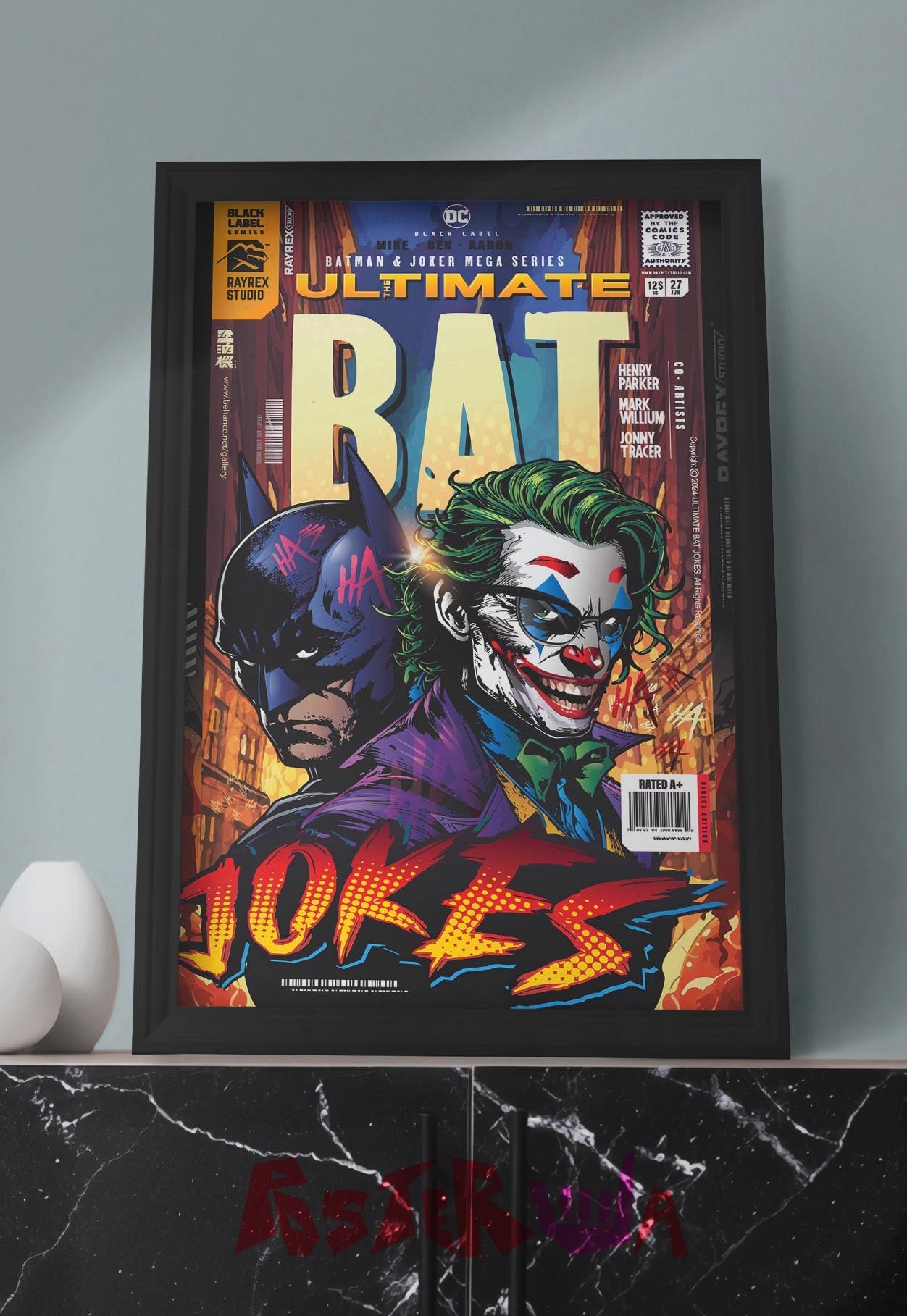 Gotham's Laughter | Batman | Comic Book Poster