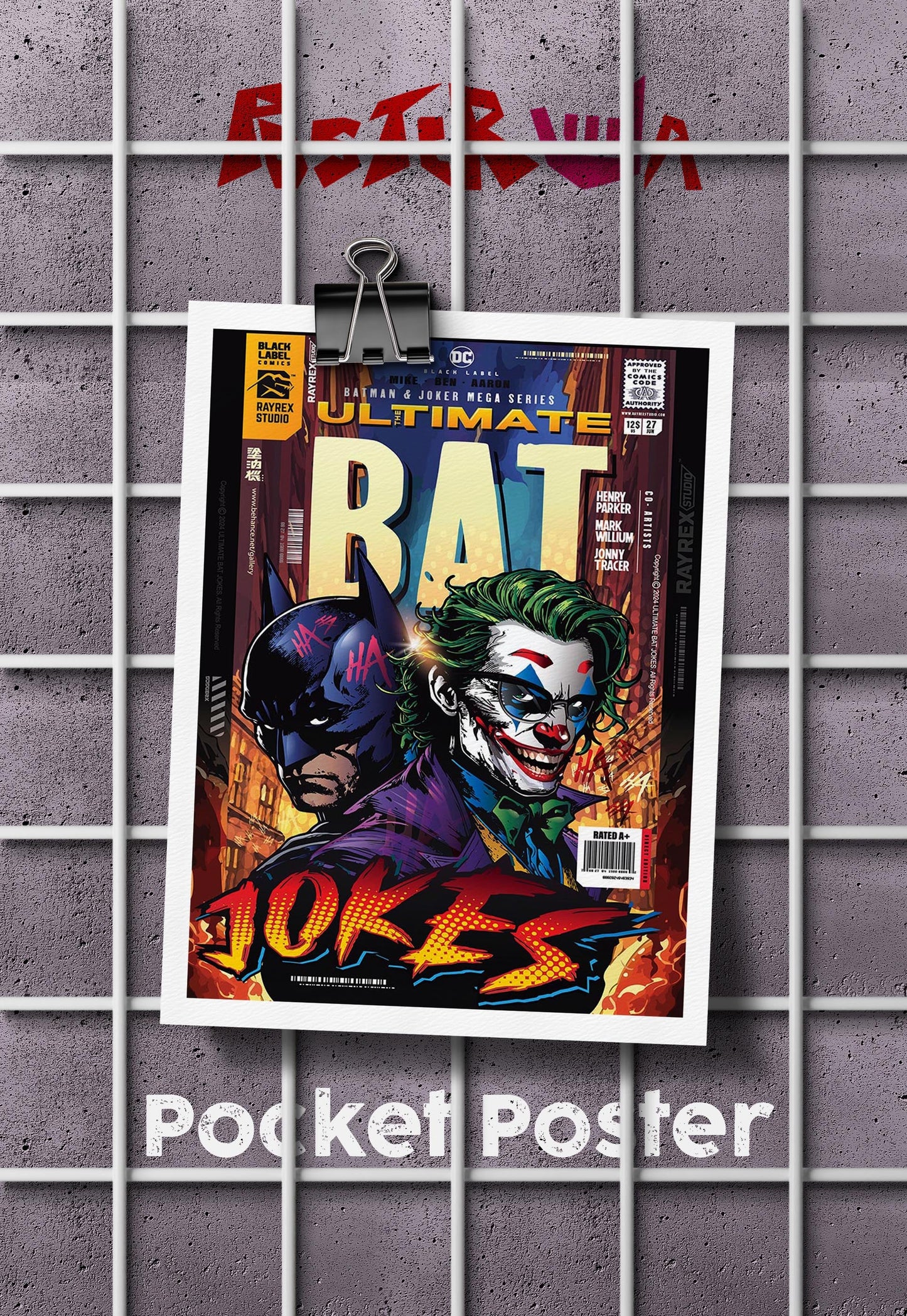 Gotham's Laughter | Batman | Comic Book Poster