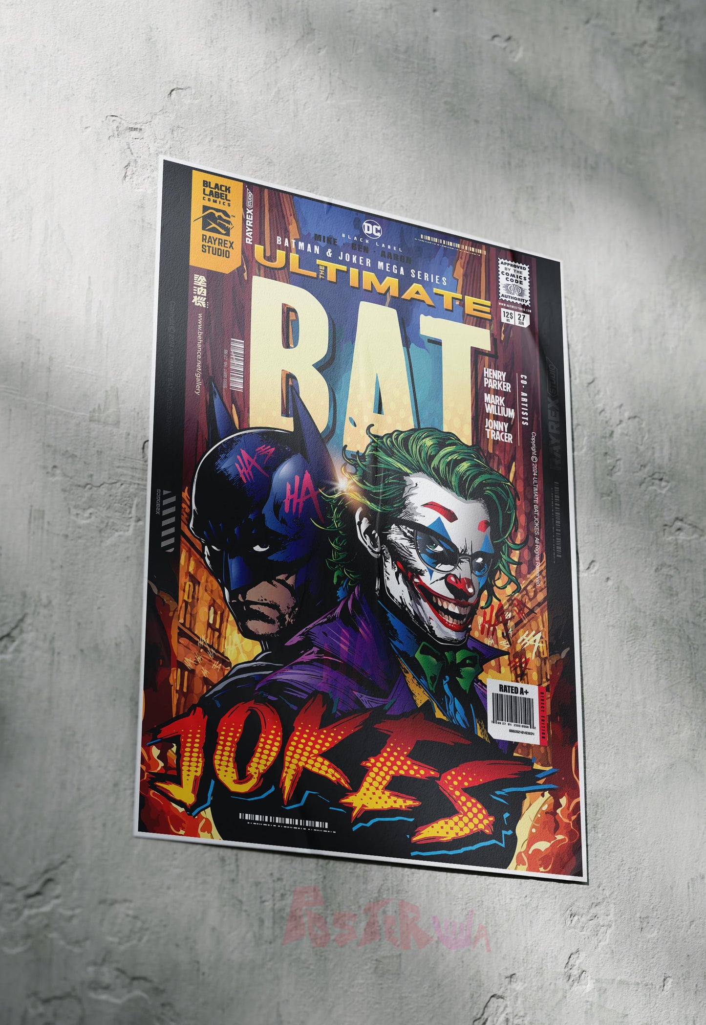 Gotham's Laughter | Batman | Comic Book Poster