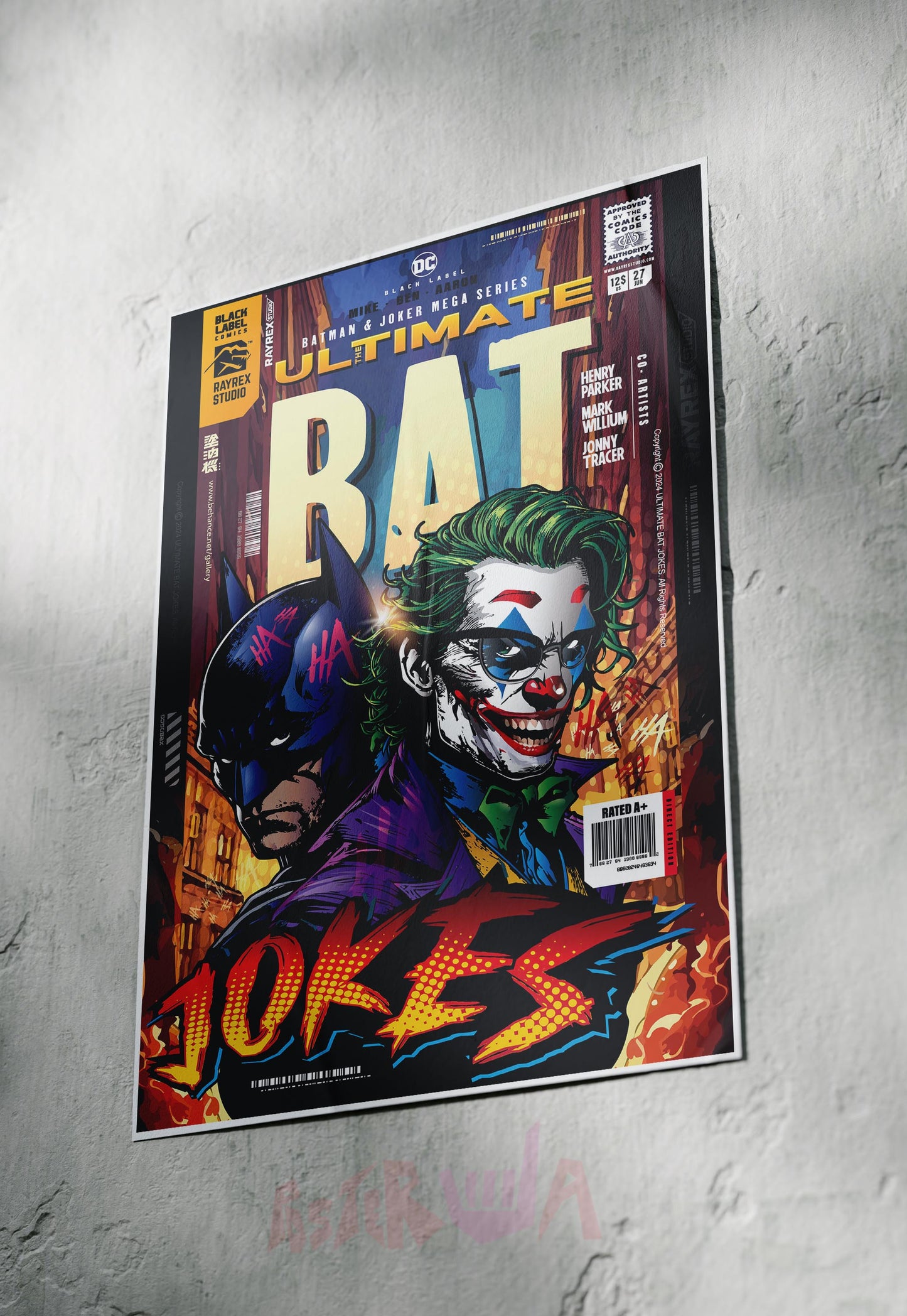 Gotham's Laughter | Batman | Comic Book Poster
