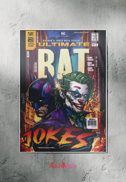 Gotham's Laughter | Batman | Comic Book Poster