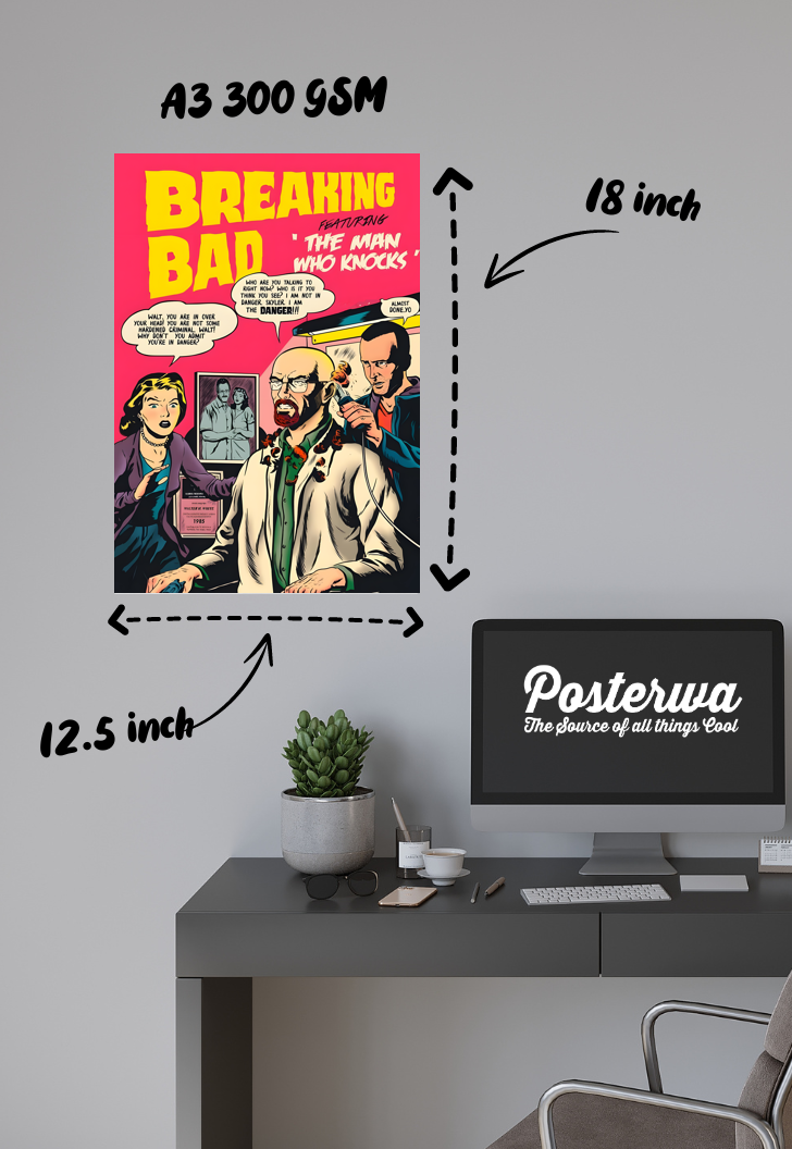 Meth Lab Mayhem | Breaking Bad | Comic Book Poster