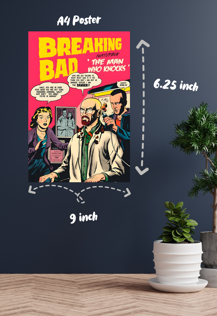 Meth Lab Mayhem | Breaking Bad | Comic Book Poster