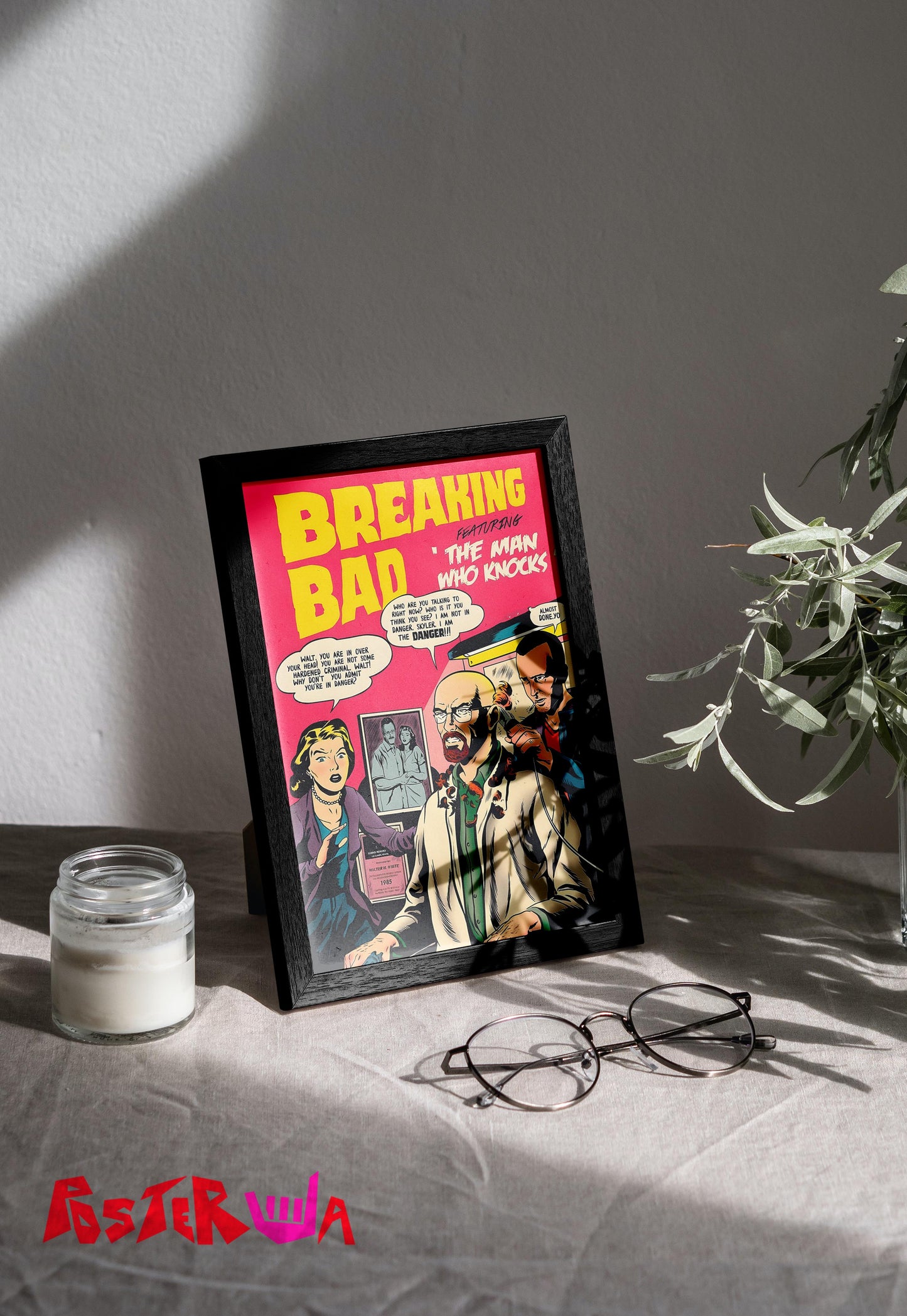 Meth Lab Mayhem | Breaking Bad | Comic Book Poster