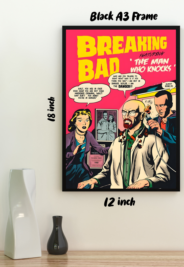 Meth Lab Mayhem | Breaking Bad | Comic Book Poster