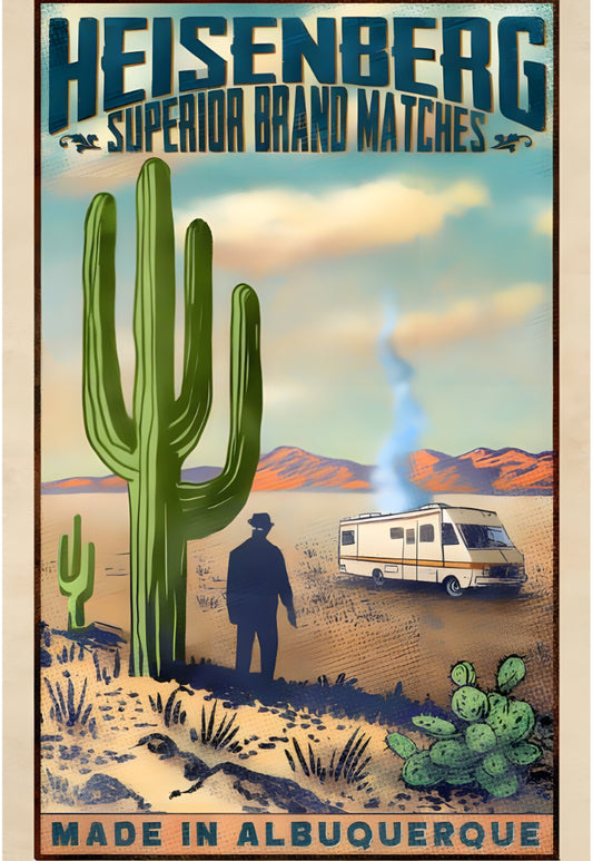 Breaking Bad Vintage Poster