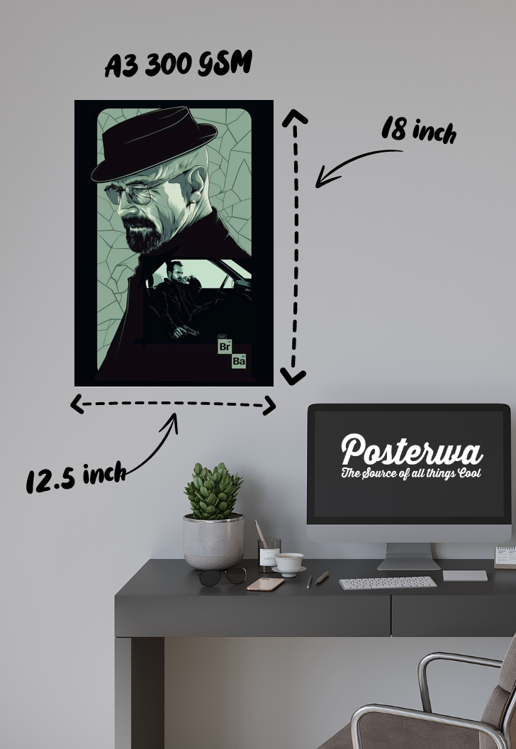 Breaking Bad: The Legend of Heisenberg | Walter White | Iconic Poster
