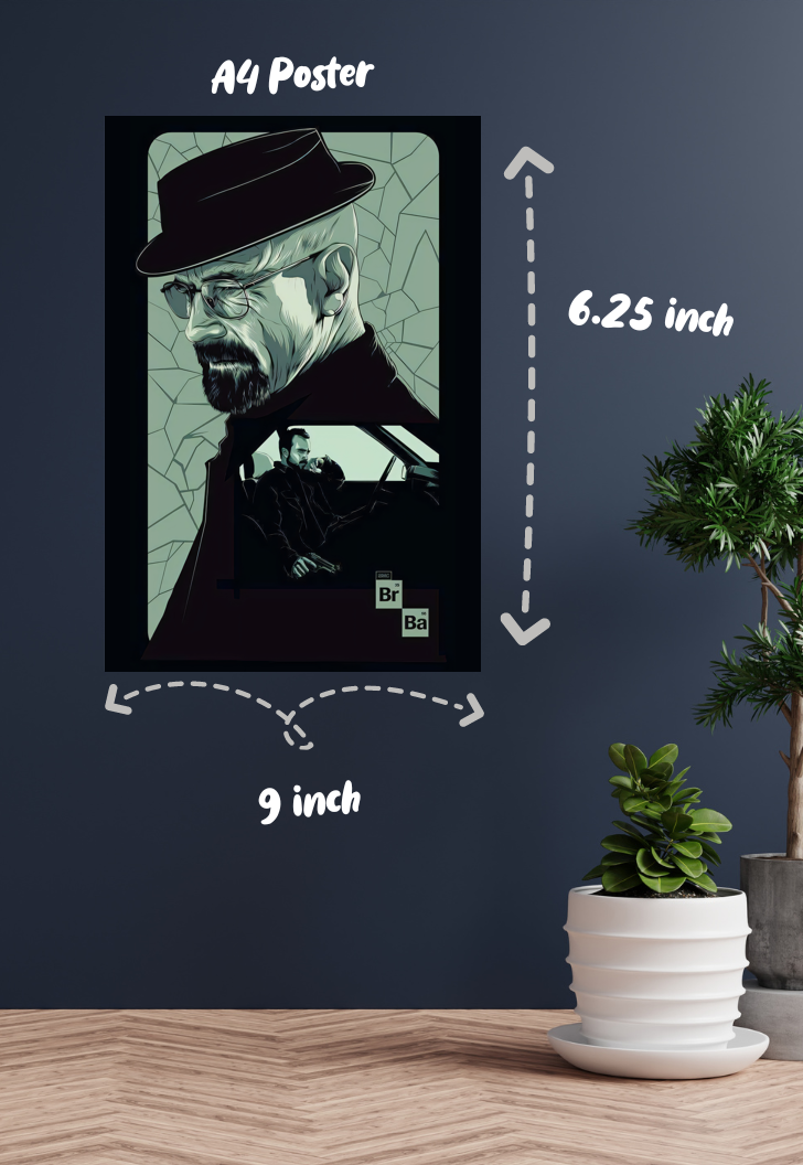 Breaking Bad: The Legend of Heisenberg | Walter White | Iconic Poster