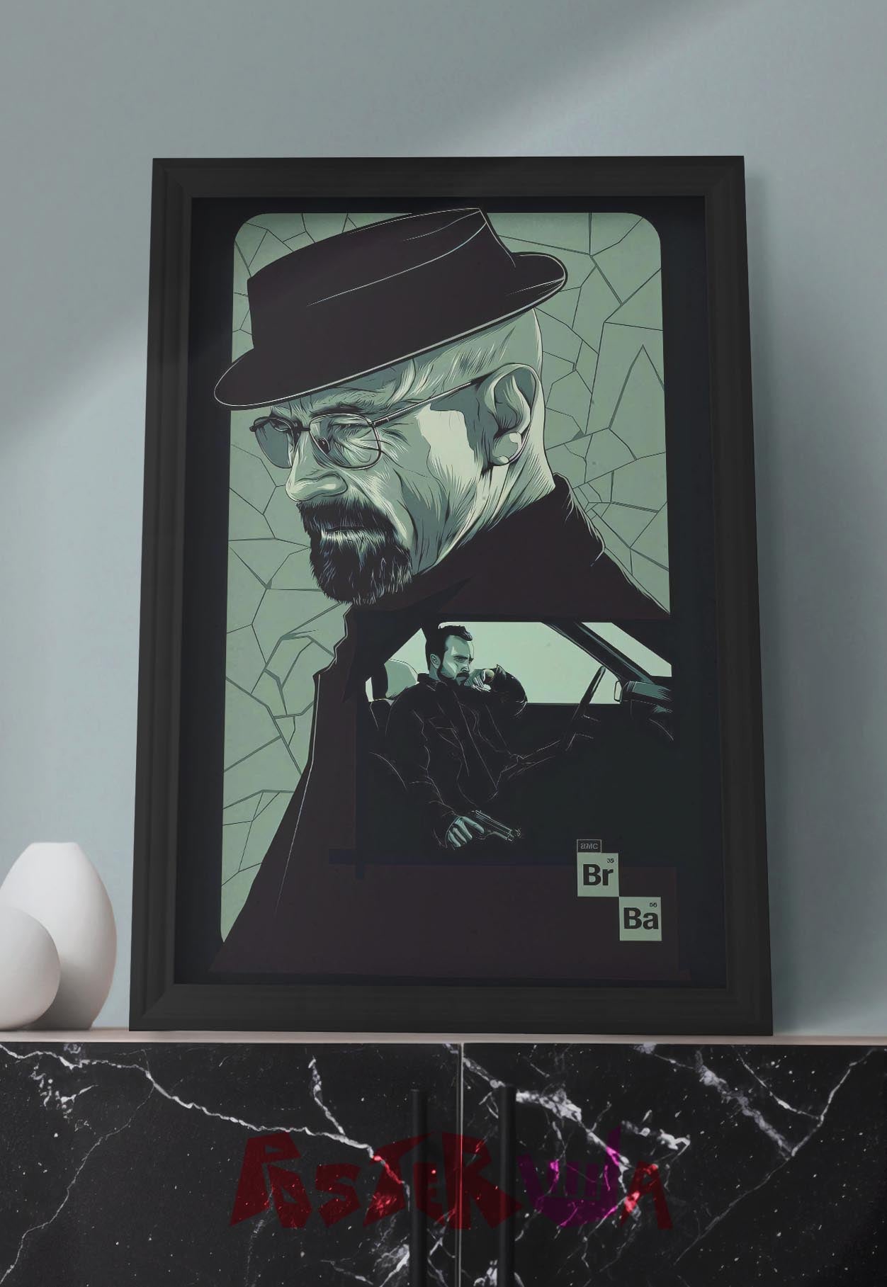 Breaking Bad: The Legend of Heisenberg | Walter White | Iconic Poster